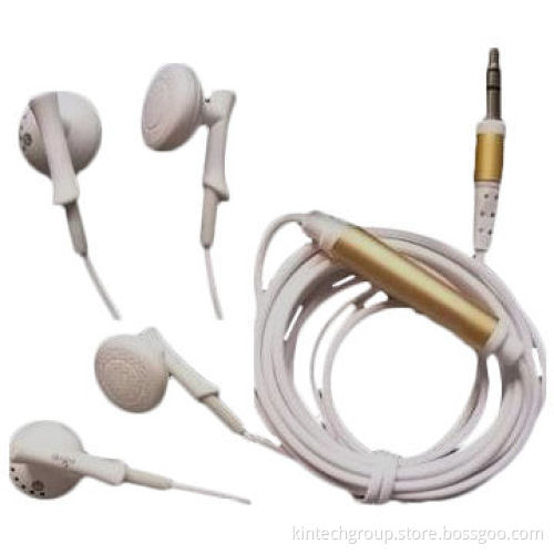 Wired Earphones with Microphone, Used for Mobile Phones, Customized Logos are Accepted